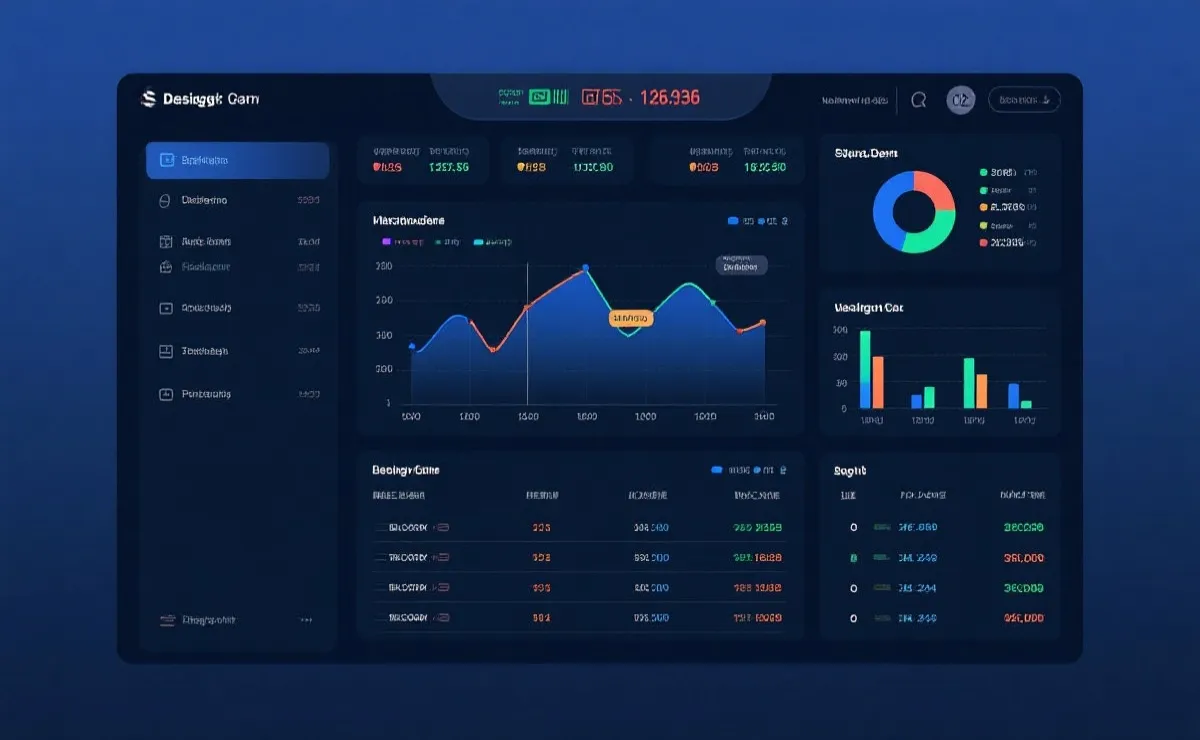 数据面板示意图